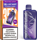 Lost Mary: MT35000 Turbo-Black Razz Lemon
