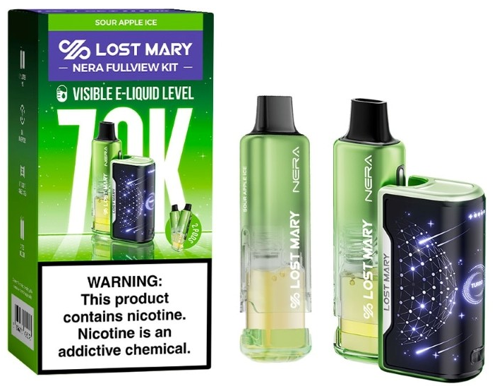 Lost Mary Nera Full View Kit: Sour Apple